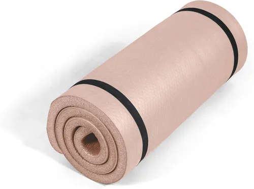 Miniatura 16 de Tone Fitness Esterilla de yoga de 1 pulgada de grosor Alfombrilla de ejercicio antideslizante de alta densidad con correa de transporte para yoga
