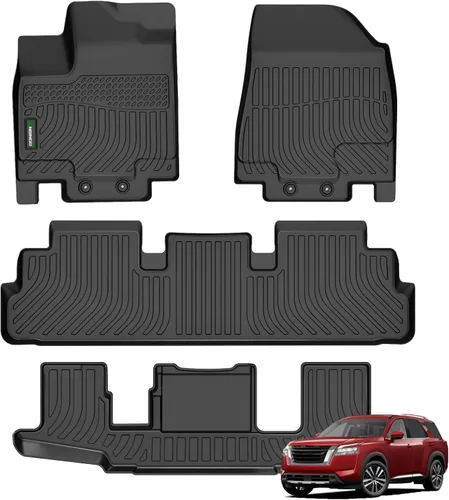 Miniatura 50 de ANBINGO® Alfombrillas de Piso para 2024 2025 CX-90 y CX90 PHEV (Híbrido Enchufable) 6 y 7 Asientos 2da Fila Asiento de Capitán o Asiento Tipo Cubo