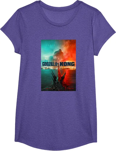Miniatura 10 de Godzilla vs Kong - Camiseta oficial con póster, Negro