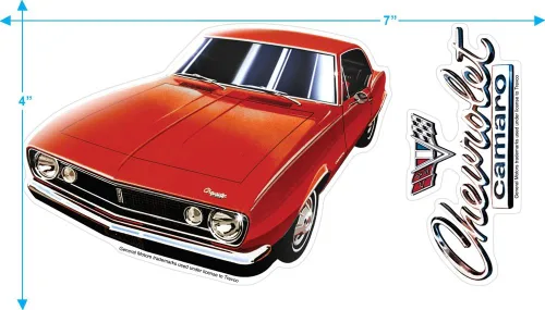 Miniatura 4 de Popfunk Camiseta clásica para coche Chevy Camaro 1967