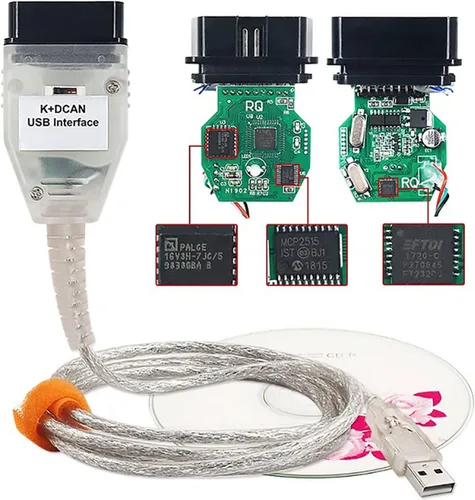 Miniatura 4 de K DCAN k-dcan k d can dcan k+d can EDIABAS Cable in-PA K+DCAN in-PA Interface