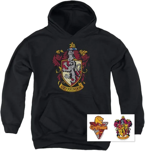Miniatura 2 de Popfunk Harry Potter Hogwarts Crest - Sudadera con capucha y calcomanías para niños y niñas
