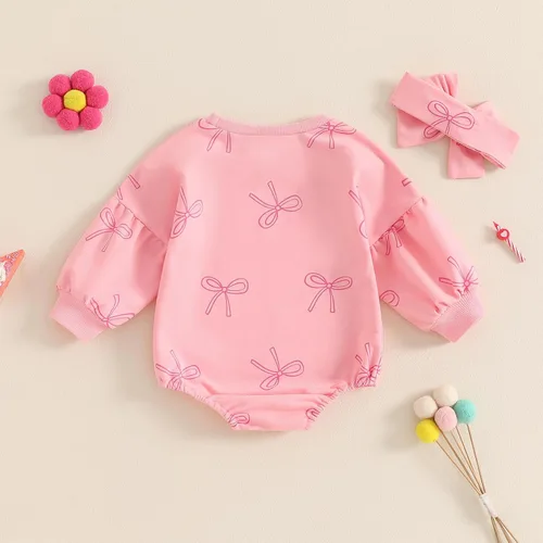 Miniatura 54 de FYBITBO Sudadera de cuello redondo para bebé niña y niño, mameluco de burbujas, camisa de manga larga, traje de San Valentín, ropa de otoño