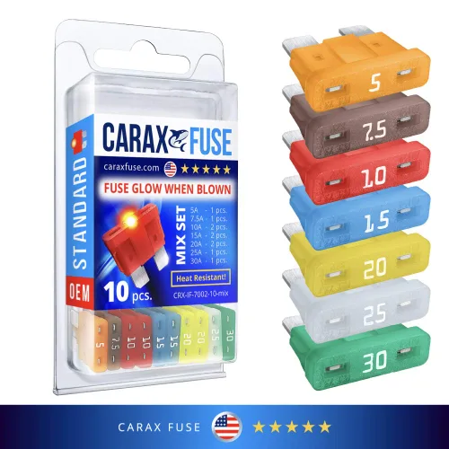 Miniatura 4 de CARAX Fusible Premium - Mix 10 uds. - Fusible Smart Auto Glow - Fácil Identificación - Hoja estándar/Regular - ATC/ATO/ATS