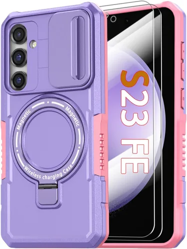 Miniatura 82 de Funda magnética para Samsung Galaxy Note 20 Ultra con soporte de anillo [con protector de pantalla] [Compatible con carga inalámbrica MagSafe] Funda