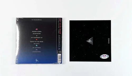 Miniatura 2 de Portada de CD firmada de Coldplay certificada como auténtica por PSA/DNA COA compatible con Coldplay