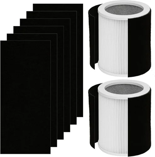 Miniatura 7 de Filtro de repuesto H-HF400-VP, compatible con Hunter H-HF400-VP, H-PF400 y Hunter HP400 purificador de aire cilíndrico de torre, 1 filtro HEPA