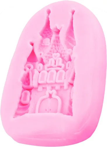 Miniatura 9 de Moldes de silicona para fondant de castillo de cuento de hadas para decoración de tartas, decoración de cupcakes, pasta de goma de caramelo