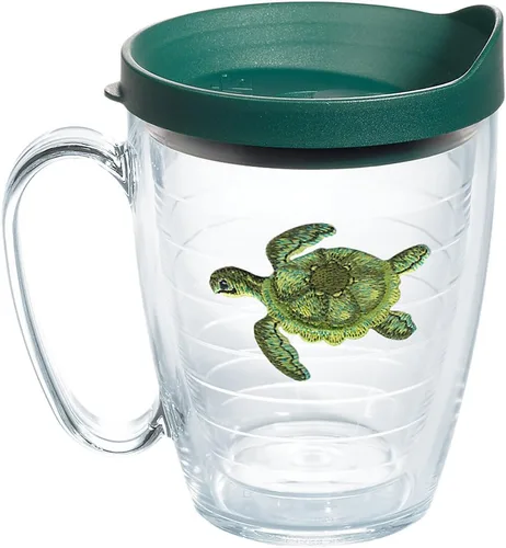 Miniatura 14 de Vaso surtido de animales tropicales de 16 onzas con tapa, paquete de 4