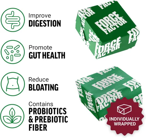 Miniatura 2 de Force Factor Smarter Greens Superfood - Masticables, verduras y superalimentos para apoyar la salud intestinal, la hinchazón y la digestión
