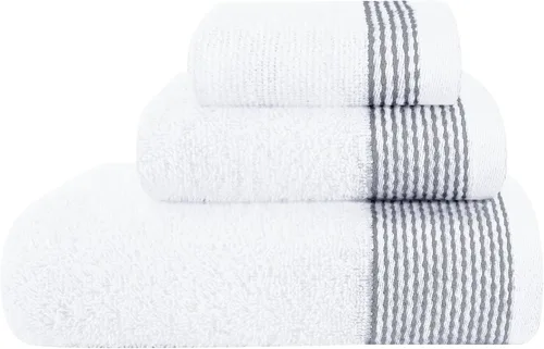 Miniatura 21 de Belizzi Home Juego de 3 toallas de algodón ultra suave, contiene una toalla de baño de 28 x 55 pulgadas, una toalla de mano de 16 x 24 pulgadas y un