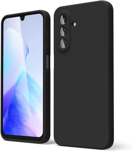 Miniatura 202 de oakxco Funda para teléfono Samsung Galaxy A12 con agarre de silicona líquida, linda delgada fina suave cubierta de gel de goma TPU lisa para mujeres