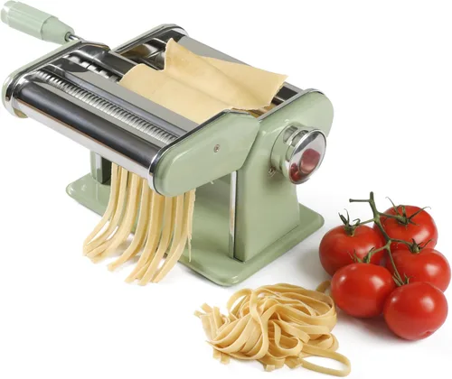 Sur La Table Kitchen Essential Va Bene - Máquina manual para hacer pasta y fideos con rodillos y cortadores - Espaguetis, Fettuccini, Lasaña o Masa