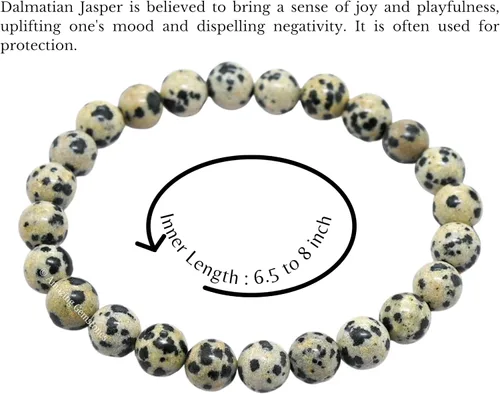 Miniatura 433 de Amazing Gemstone Pulsera de cristal para mujeres y hombres, pulsera de cristal curativo de protección, pulsera elástica con cuentas de piedras