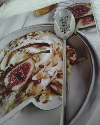 Miniatura 4 de My Yogurt Spoon - Cuchara de regalo para amantes de los yogures, mujeres y hombres, regalo de cumpleaños de Navidad para hijo, hermana, cucharas