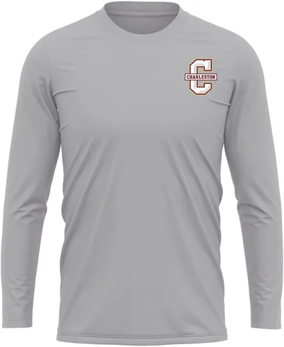 Miniatura 377 de Camisa deportiva de manga larga oficial de la NCAA Collegiate para hombre, con logotipo en el pecho izquierdo, colección Athletic Heather