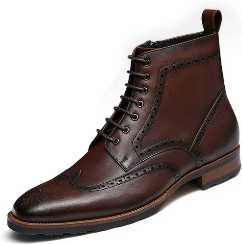 Botas Oxford casuales para hombre, botas de vestir Chukka para hombre