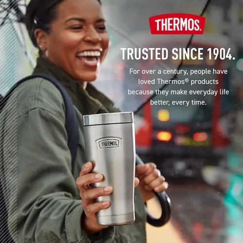 Miniatura 7 de THERMOS ICON SERIES, Vaso de Acero Inoxidable, Glacier, 16 oz