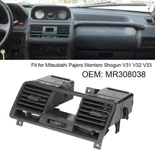 Miniatura 2 de Acouto Panel de instrumentos de repuesto para salpicadero, salida de aire, rejilla MR308038 MR262530 MR262531 para Pajero Montero Shogun V31 V32 V33