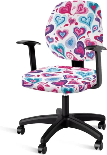 Miniatura 24 de Office Chair Covers with Arms Trendy American Flag Lightweight Computer Chair Slipcover Set of 2 Elastic Fabric Furniture Protector for Swivel