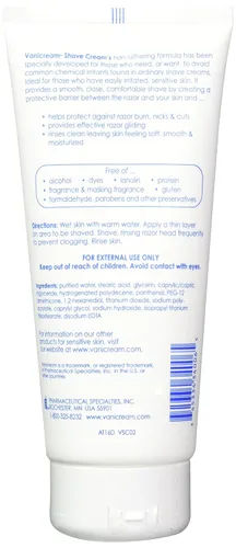 Miniatura 2 de Vanicream Crema de afeitar para pieles sensibles - 6 oz (paquete de 2)