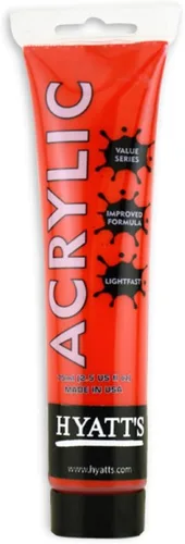 Miniatura 29 de Hyatt's Alizarine - Pintura acrílica carmesí Tubo de pintura acrílica de 2.5 fl oz de grado artístico Secado rápido y pintura no tóxica
