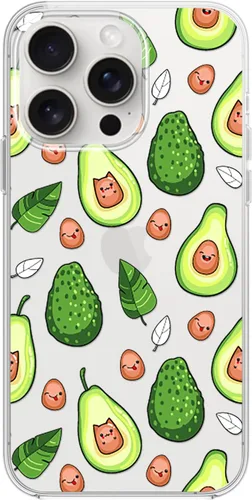 Miniatura 50 de Blingy's Funda para iPhone 15 Pro, lindo estilo de gato con patrón de flor de cerezo divertido diseño de animales de dibujos animados, funda Gato
