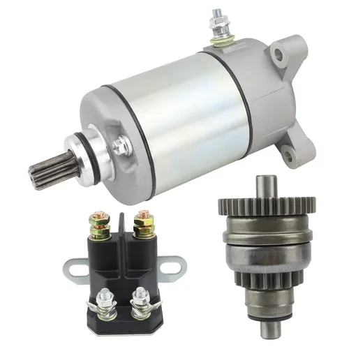 Miniatura 10 de Motor de arranque con Bendix y relé para Polaris Sportsman 500 96-02, Scrambler 500 97-02, Magnum 325/425/500 95-02, Big Boss 500 6x6 98-02, Ranger