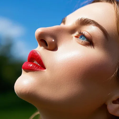 Miniatura 6 de 43 piezas de retenedores de piercing de nariz transparentes para cirugía, anillos de nariz Bioflex, septum, cartílago, rook, daith, herradura