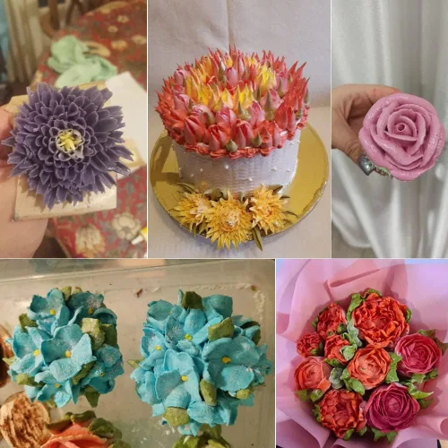 Miniatura 2 de Juego de Boquillas para Glaseado, 3 Boquillas Grandes de Decoración de Acero Inoxidable, Boquillas DIY para Flores de Rosa de Crema, Boquillas