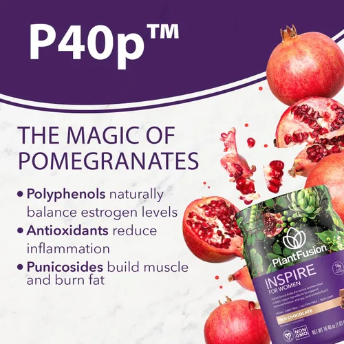 Miniatura 7 de PlantFusion Inspire Plant Proteína en polvo para mujeres, proteína baja en carbohidratos en polvo para apoyo muscular magro, keto, sin gluten, sin