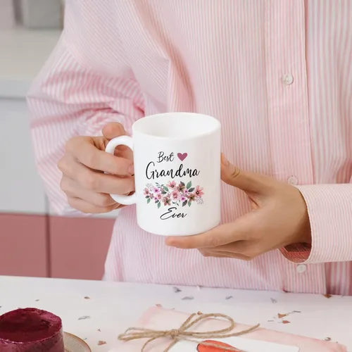 Miniatura 4 de Vivulla68 Mejor Taza de Café para la Mejor Abuela - Regalo Divertido Para Abuelas, Grammy, Abuelita, Nana, Gigi, Mimi, Mamaw - Regalo Genial Para