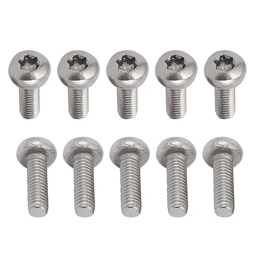 Miniatura 21 de DTGN Tornillos Torx de cabeza plana M1.0.236x0.118 in (DXL), paquete de 20, buenos para maquinaria, sujetadores de seguridad Torx de acero