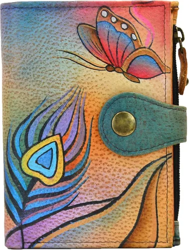 Miniatura 84 de Anna by Anuschka Cartera de mujer pintada a mano de cuero genuino para mujer