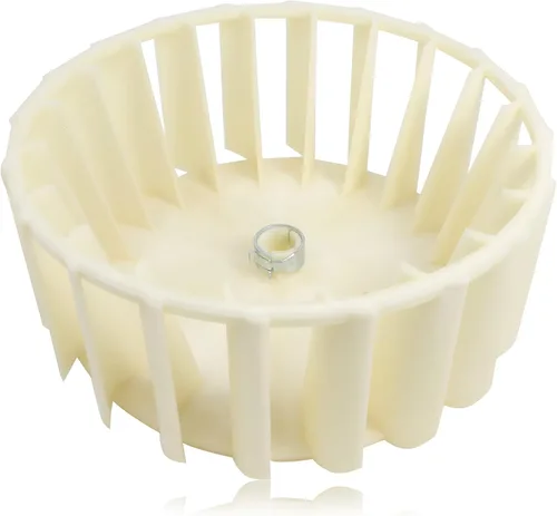 PartsBroz Y303836 Rueda sopladora de secadora con abrazadera para Whirlpool Maytag Part AP4294048 PS2200270 303836 312913 3-12913 1245880 312913