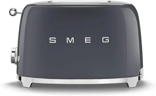 Miniatura 21 de SMEG Tostadora de 2 rebanadas con 6 ajustes preestablecidos y función de descongelación y bandeja de migas extraíble (Jade)