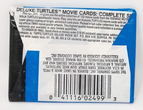 Miniatura 3 de Topps 1990 Teenage Mutant Ninja Turtles Animación Tarjetas 2ª Serie