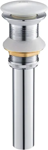 Miniatura 10 de Tapón de drenaje desplegable para fregadero de baño, drenaje desplegable sin desbordamiento (bronce aceitado)