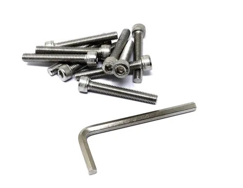 Miniatura 49 de iexcell 25 piezas M4 x 60/65/70/75/3.150 in paso de rosca 0.028 in acero inoxidable 304 cabeza hexagonal Tornillos Tornillos surtido Kit