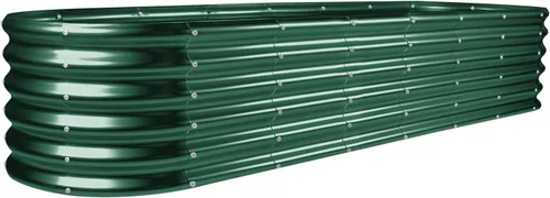 Miniatura 14 de Land Guard Kit de cama de jardín elevada galvanizada de 8 x 2 x 1 pies, cajas de jardín elevadas de capacidad de 108 galones para exteriores, camas