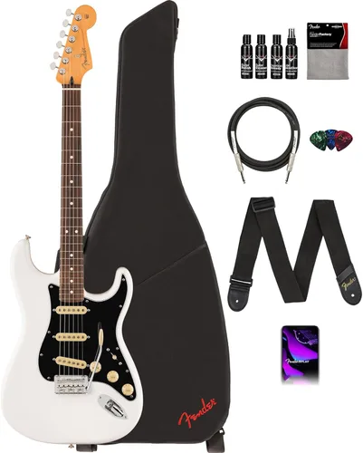 Miniatura 19 de Fender Player II Stratocaster Modificada - Paquete Electric Blue con bolsa de concierto, correa, cable, paquete de 3 púas y kit de limpieza