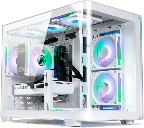 Miniatura 9 de suevery Computadora de escritorio, Core i5-12400F, PC para juegos GeForce RTX 3050 6G, RAM DDR4 16G, SSD NVME de 512 GB, computadora torre