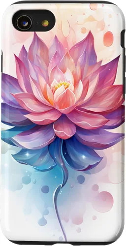 Miniatura 18 de Funda para iPhone 14 Pro Max Lotus Flower Symbol of Beauty and Spirituality Illustration Case