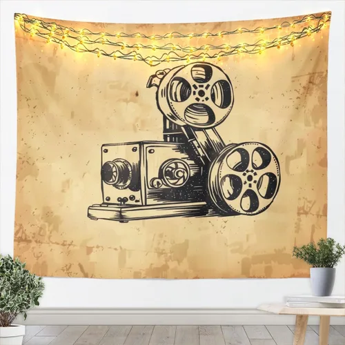 Miniatura 5 de Homewish Tapiz de música de piano, notas musicales, arte para colgar en la pared, para niños, niñas, niños, adolescentes, grafiti retro, color gris