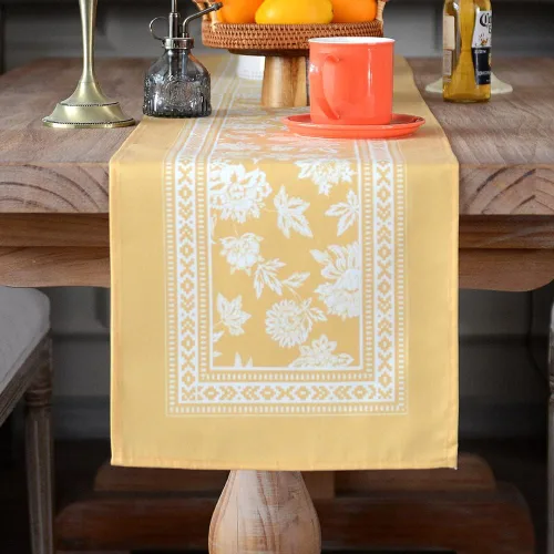 Miniatura 23 de ARTABLE Mantel Rectangular de Primavera con Estampado de Flores, Hierba y Patrones Florales Vintage, Mantel para Mesa de Pascua, Camino de Mesa
