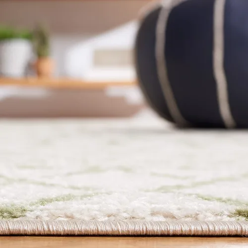 Miniatura 5 de SAFAVIEH - Alfombra de 4x6 de la colección Tulum, modelo TUL270G, diseño marroquí bohemio desgastado, no suelta pelusa y fácil de limpiar, ideal