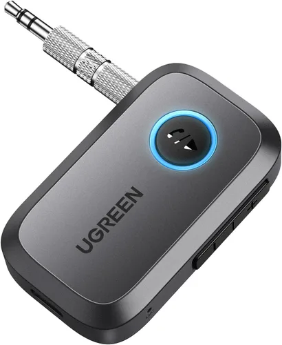 Miniatura 11 de UGREEN Adaptador Bluetooth 5.4 para automóvil, llamadas manos libres y cancelación de ruido, adaptador AUX a Bluetooth para automóvil, receptor