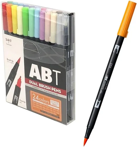 Tombow Bolígrafo doble ABT Twin Type Marcador gráfico, surtido