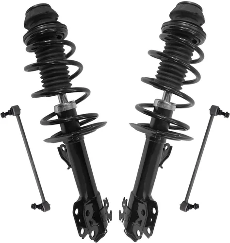Miniatura 95 de Detroit Axle - Kit de puntales delanteros 2WD para Ford F-150 2005-2008 Lincoln Mark LT 2005-2008, 2 puntales con muelle helicoidal, 2 enlaces