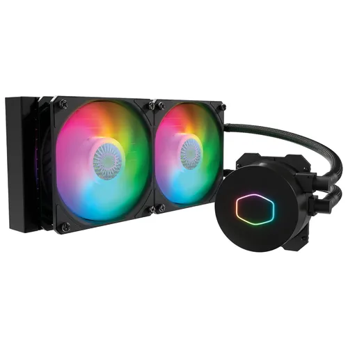Miniatura 15 de CoolerMaster MasterLiquid ML240L RGB V2, enfriador líquido de CPU AIO de bucle cerrado, bomba de cámara dual de 3ª generación, radiador de 240mm